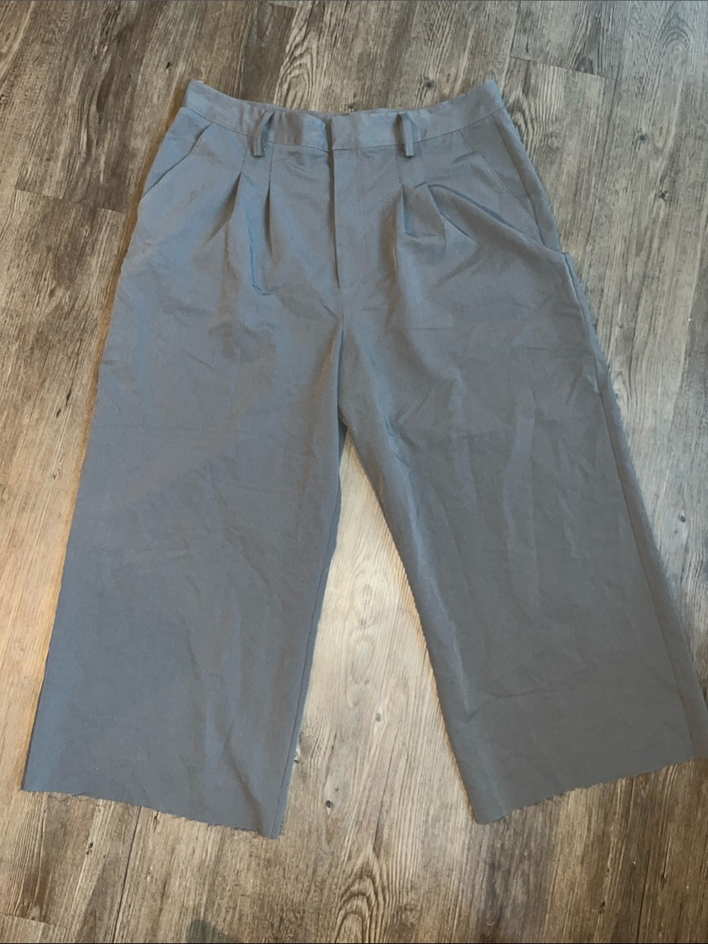 COLLUSION ASOS Classic Wide-Leg Pants in Gray